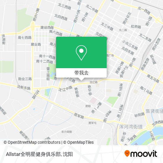 Allstar全明星健身俱乐部地图