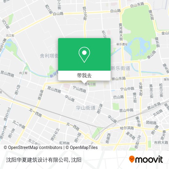 沈阳华夏建筑设计有限公司地图