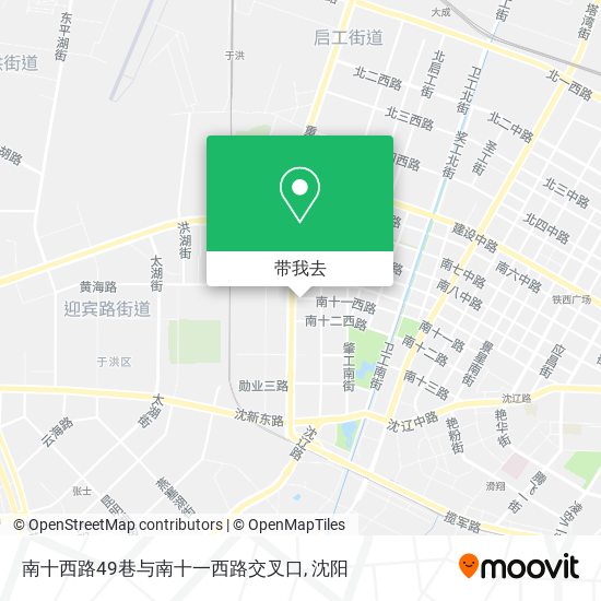 南十西路49巷与南十一西路交叉口地图