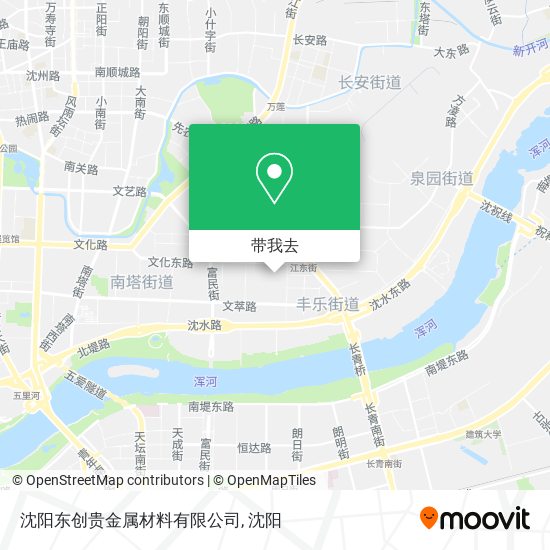 沈阳东创贵金属材料有限公司地图