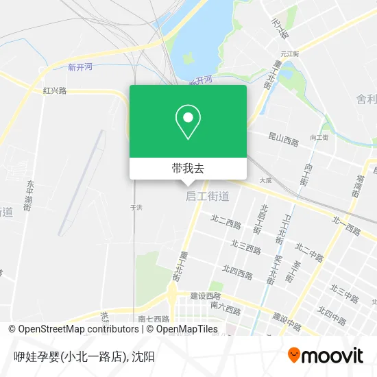 咿娃孕婴(小北一路店)地图