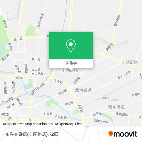 东兴春饼店(上园路店)地图