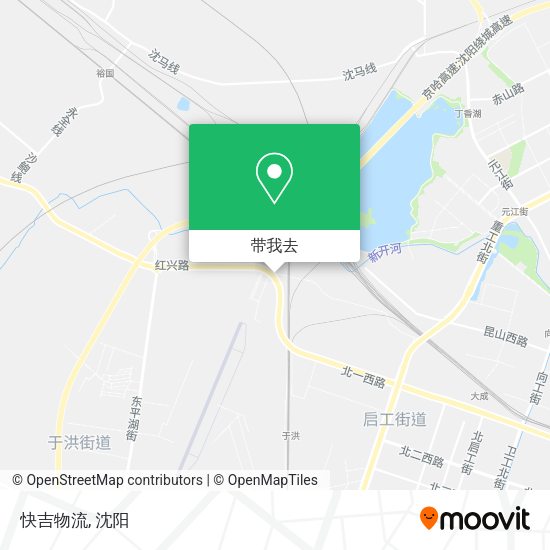 快吉物流地图