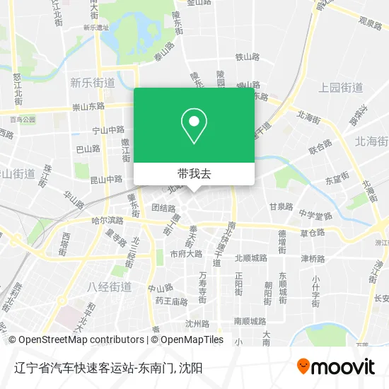 辽宁省汽车快速客运站-东南门地图