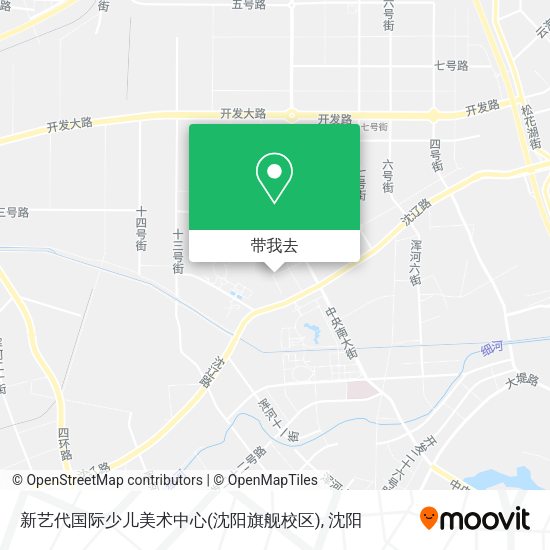 新艺代国际少儿美术中心(沈阳旗舰校区)地图