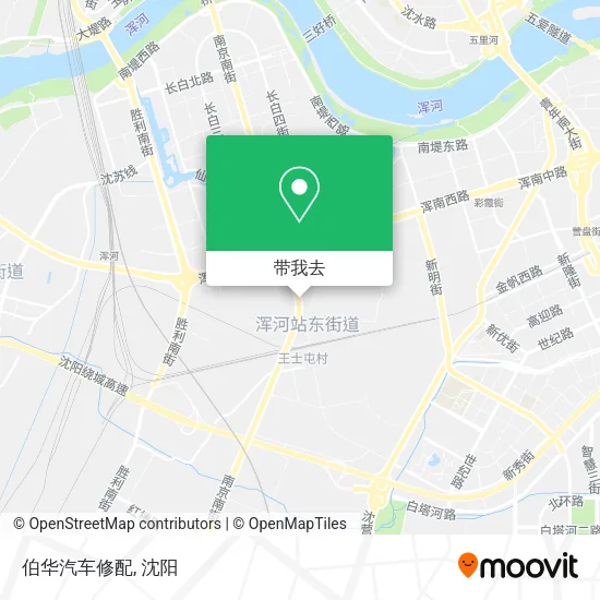 伯华汽车修配地图