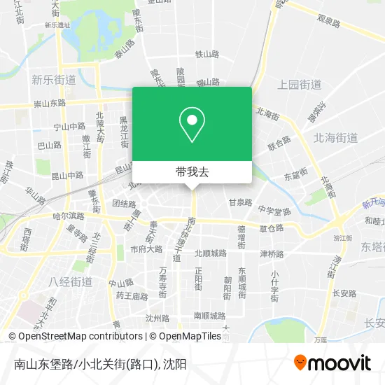 南山东堡路/小北关街(路口)地图