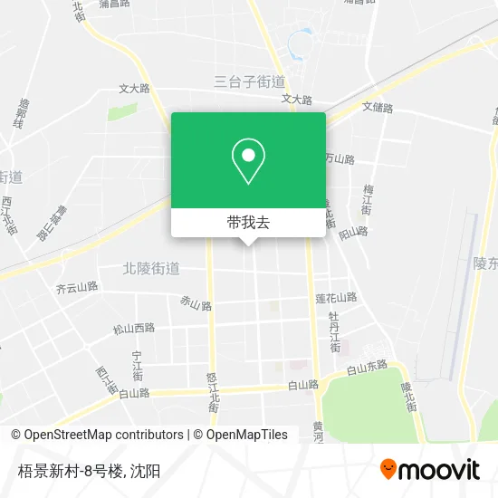 梧景新村-8号楼地图