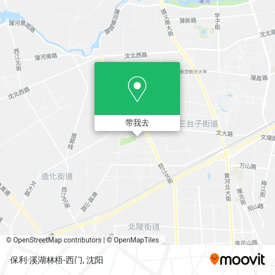保利·溪湖林梧-西门地图