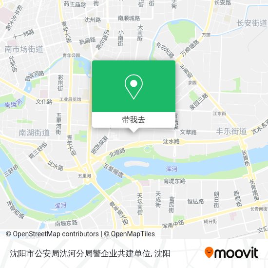 沈阳市公安局沈河分局警企业共建单位地图