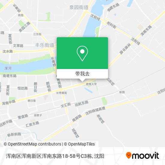 浑南区浑南新区浑南东路18-58号C3栋地图