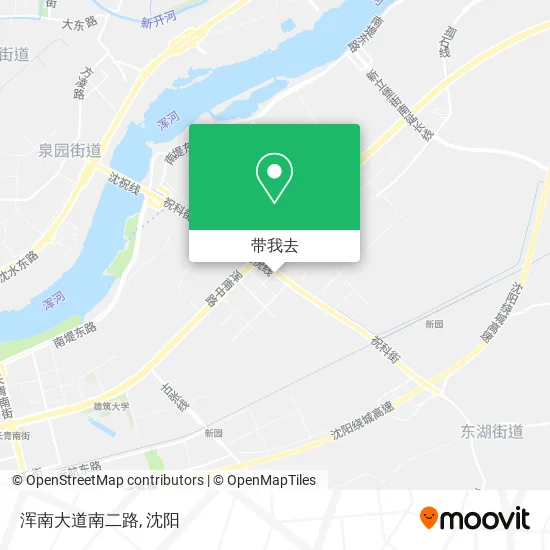 浑南大道南二路地图