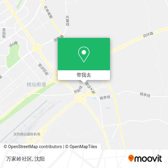 万家岭社区地图