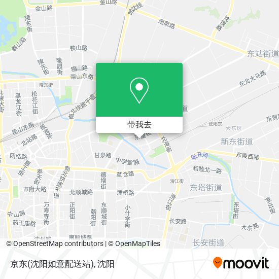 京东(沈阳如意配送站)地图