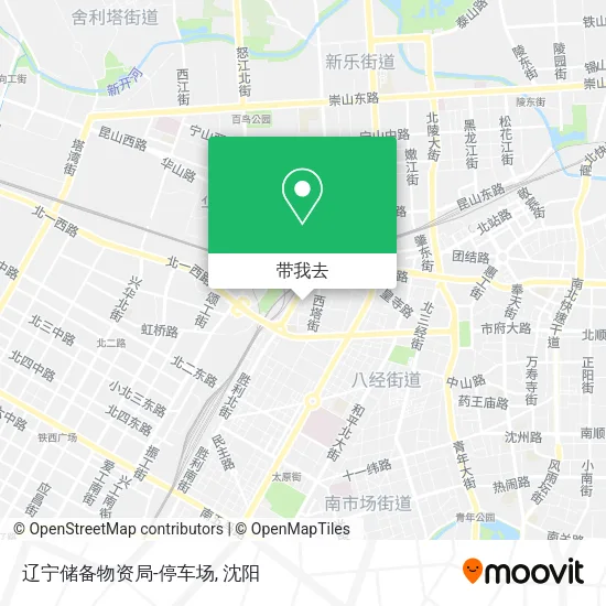 辽宁储备物资局-停车场地图