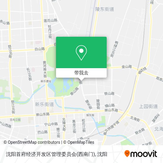 沈阳首府经济开发区管理委员会(西南门)地图