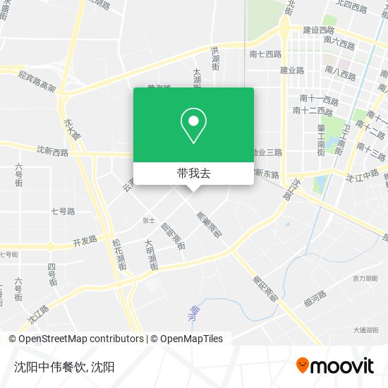 沈阳中伟餐饮地图