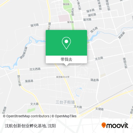 沈航创新创业孵化基地地图