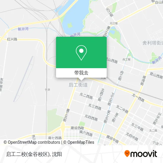 启工二校(金谷校区)地图