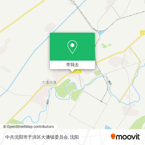 中共沈阳市于洪区大潘镇委员会地图