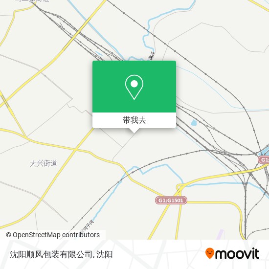 沈阳顺风包装有限公司地图