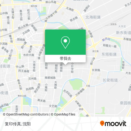 复印传真地图