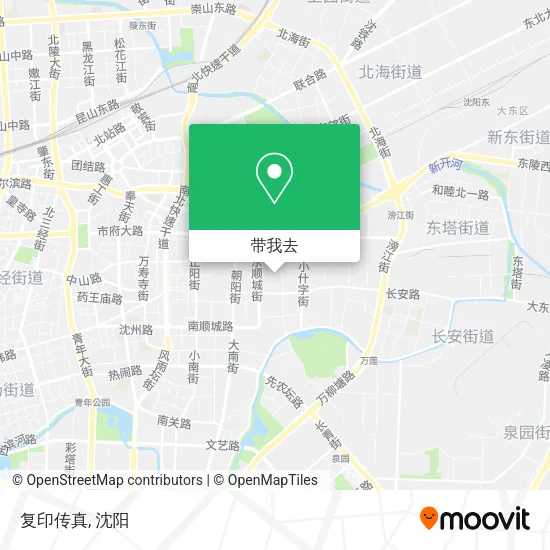 复印传真地图