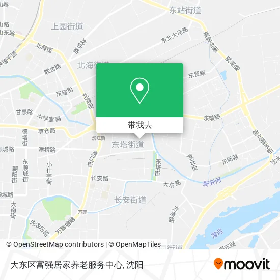 大东区富强居家养老服务中心地图