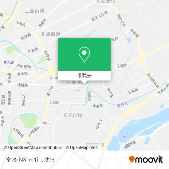 富强小区-南1门地图
