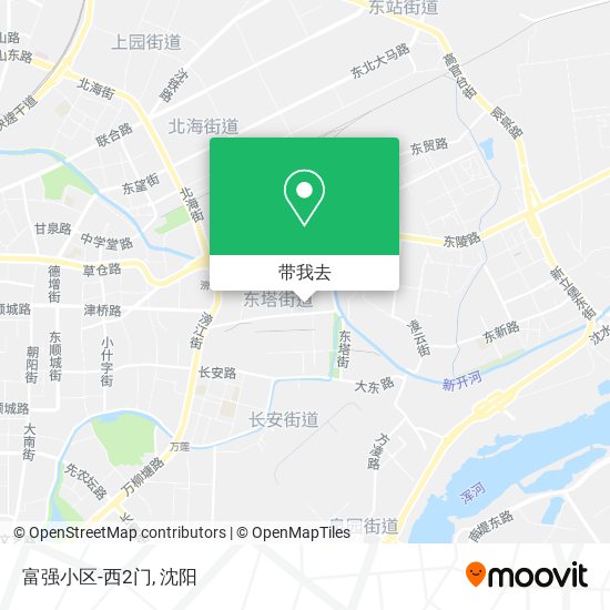 富强小区-西2门地图