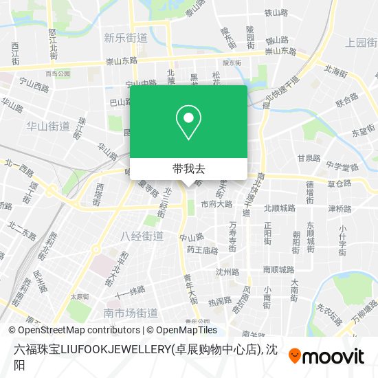 六福珠宝LIUFOOKJEWELLERY(卓展购物中心店)地图