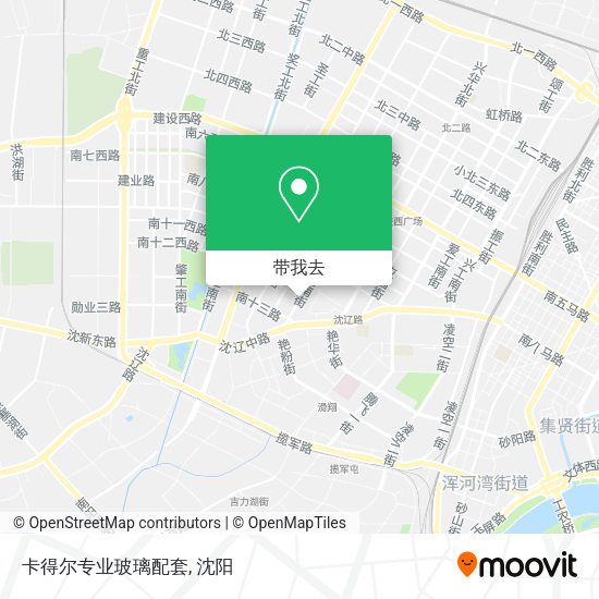 卡得尔专业玻璃配套地图