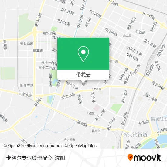 卡得尔专业玻璃配套地图