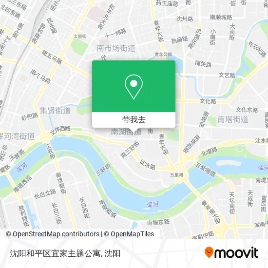 沈阳和平区宜家主题公寓地图