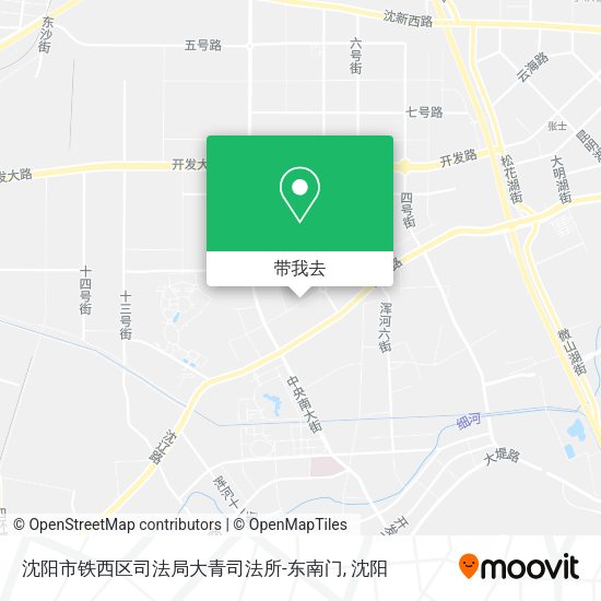 沈阳市铁西区司法局大青司法所-东南门地图