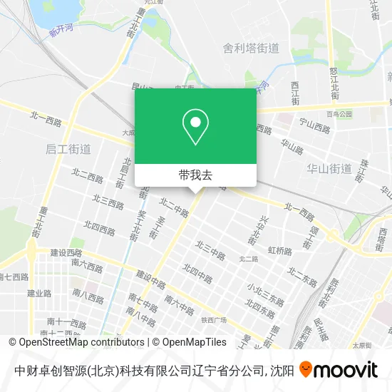 中财卓创智源(北京)科技有限公司辽宁省分公司地图
