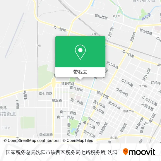 国家税务总局沈阳市铁西区税务局七路税务所地图