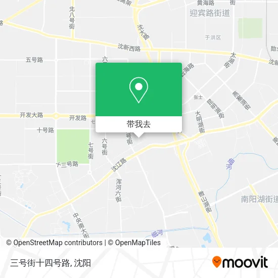三号街十四号路地图