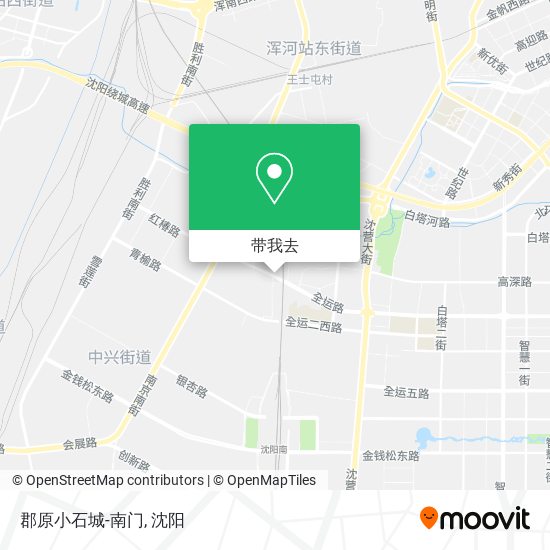 郡原小石城-南门地图