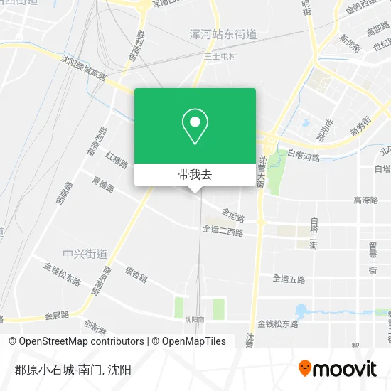 郡原小石城-南门地图