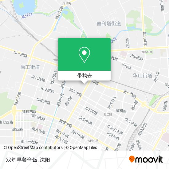 双辉早餐盒饭地图