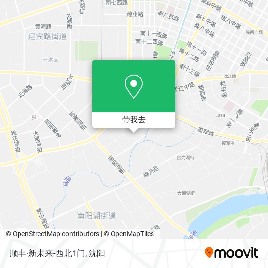 顺丰·新未来-西北1门地图
