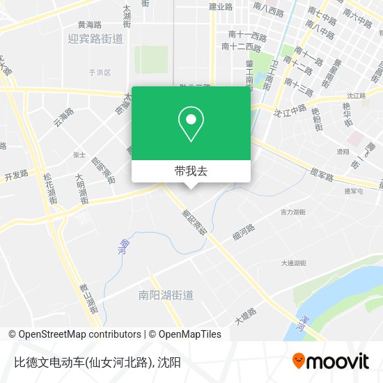比德文电动车(仙女河北路)地图