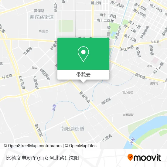 比德文电动车(仙女河北路)地图