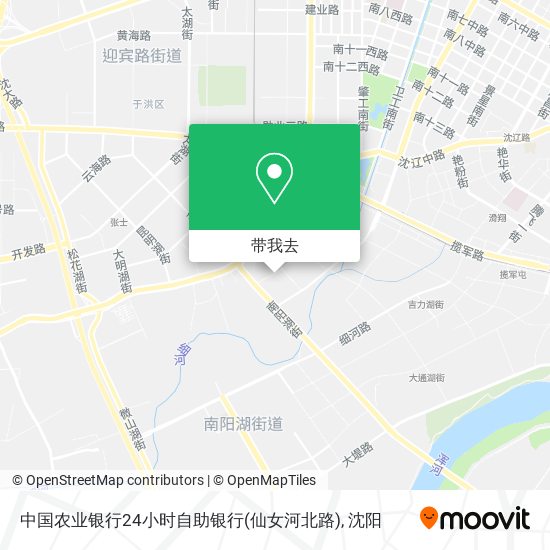 中国农业银行24小时自助银行(仙女河北路)地图