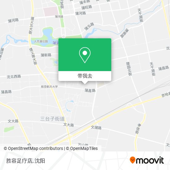 胜容足疗店地图