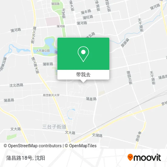 蒲昌路18号地图