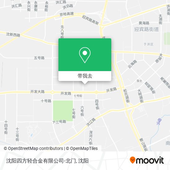 沈阳四方轻合金有限公司-北门地图