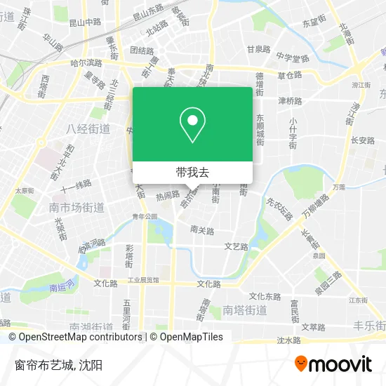 窗帘布艺城地图