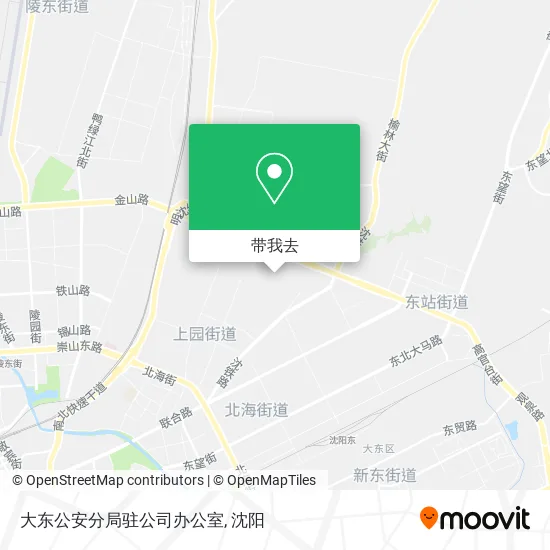 大东公安分局驻公司办公室地图